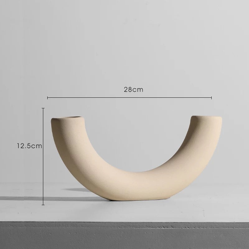 U-shaped 3D Nude Vase