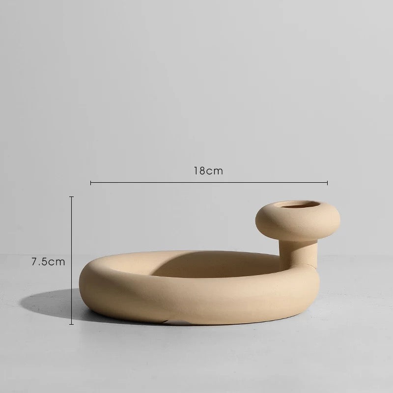 Copper-Head 3D Pottery Vase